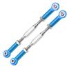 Aluminium Alloy Steering Linkage Rods for Traxxas Slash 110 Scale RC Truck (Blue)
