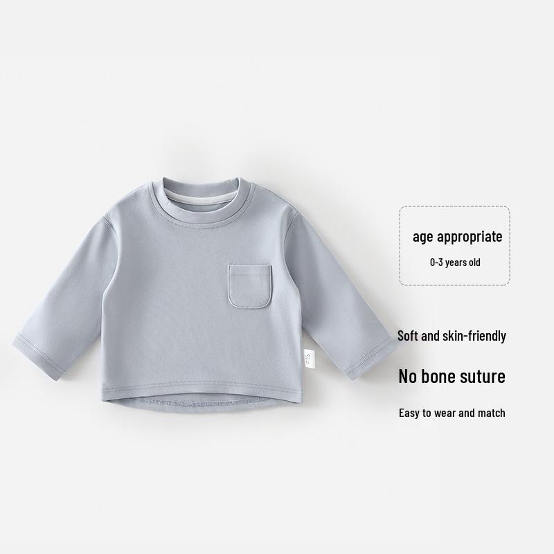 Shu Velvet Autumn Infant Base Layer: Warm Top for Baby Boys & Girls