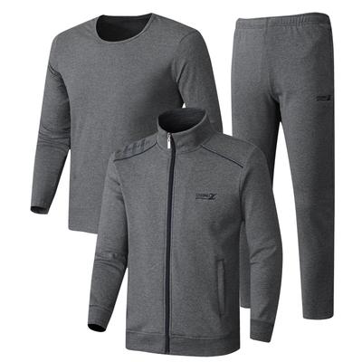 Men 3 Pieces Cotton Sportwear Suit Fitness Comfortable Tracksuit Sport Running Sets L -5xl
