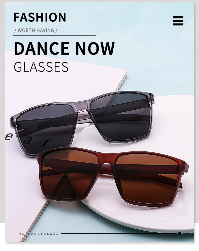 3pcs Square Polarized Sunglasses Men Women Sun Glasses Male Female Outdoor Sports Fashion Cycling Rectangular Eyeglasses