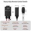 12V Heavy Duty Remote Control Switch IP67 Waterproof DC8-80V 30A Relay Wireless