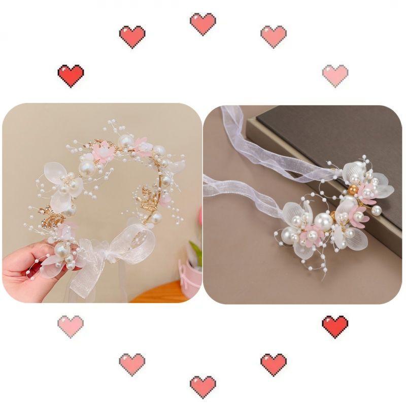 Супер красивая детская повязка на голову венок цветок на голову детская повязка на голову для девочек шоу ведущий отпуск повязка на голову