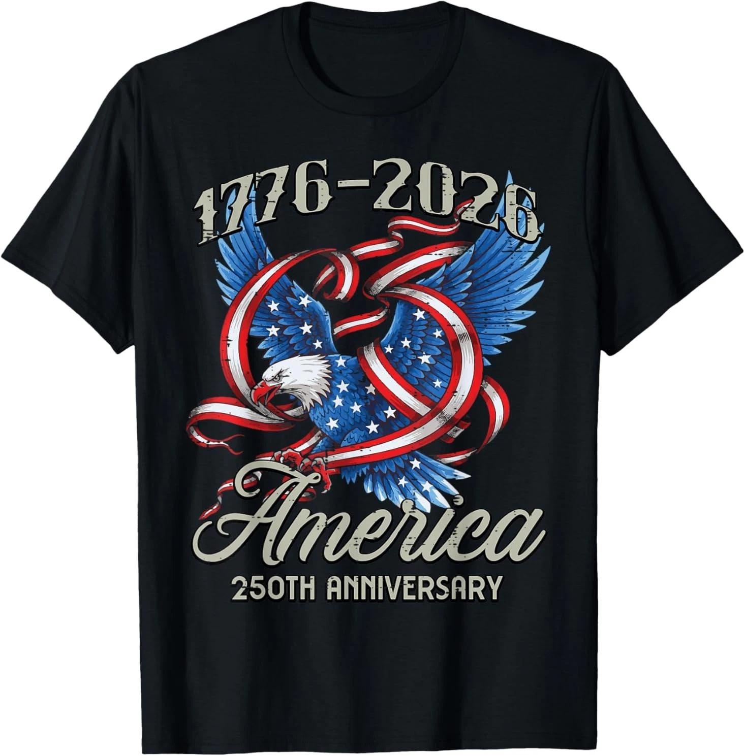America 250th Anniversary 1776 2026 250 Year T-Shirt M
