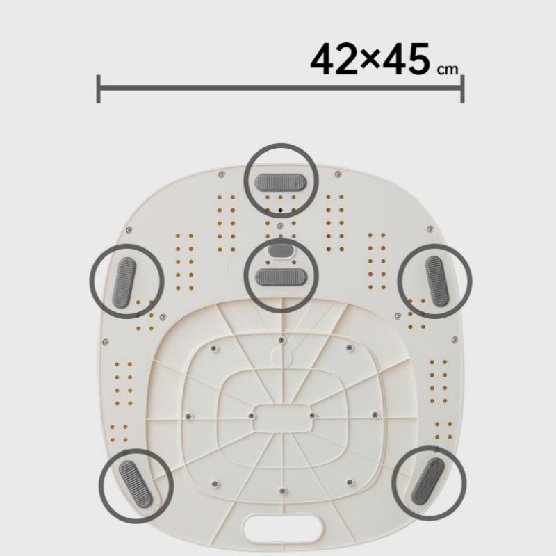 Baby standing bath device Infant child wash butt auxiliary stand foldable children's non-slip bath basin table