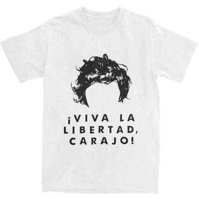 LIVE FREEDOM BLACK MILEI T-Shirt Javier Milei Novelty T Shirts Short Sleeve Tshirt Summer Cotton O Neck Plus Size Clothes