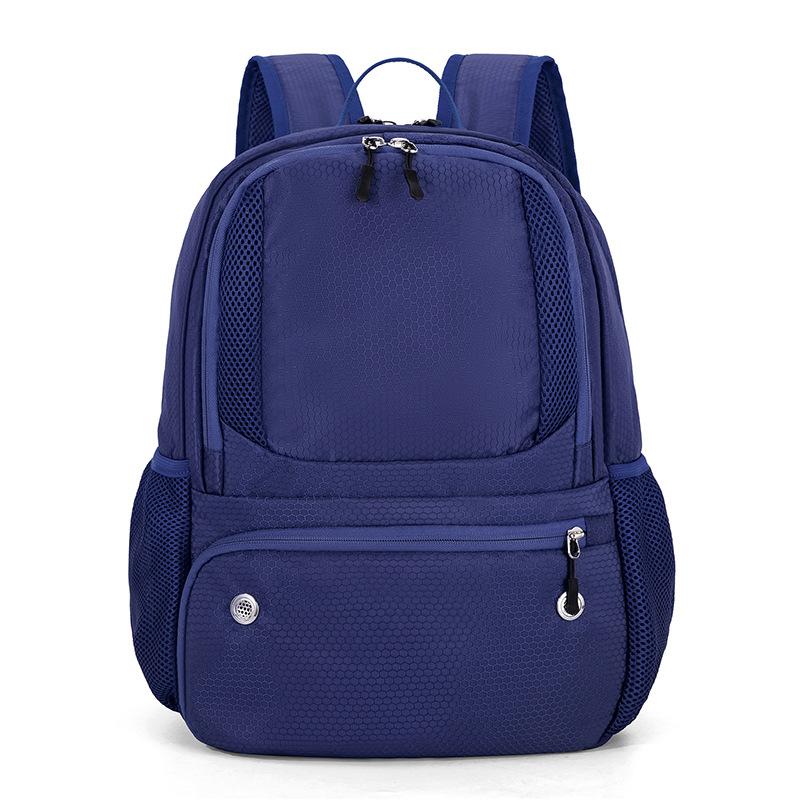 

Large Capacity Multi-functional Sports Training Bag Independent Shoe Compartment Durable Backpack for Soccer Basketball & Gym темно-синий