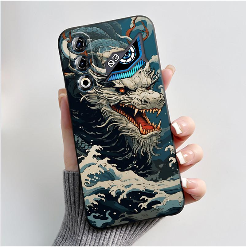 Für ZTE Nubia Neo 3 GT 5G Z2465N Hülle Süßes Kaninchen Schwarz Weiches TPU Silikon Stoßfeste Rückabdeckung Für ZTE Nubia NEO3 GT 5G Hülle