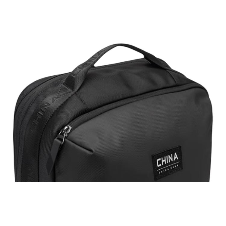 New Anta Fabric Backpack Unisex Basic Black 192527153-1