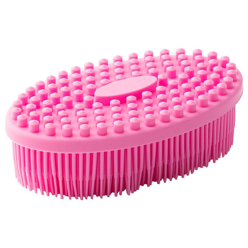 Silicone double-sided shower brush dishwashing brush cleaning brush tableware brush kitchen supplies