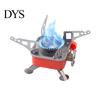 Energy Efficient Portable Burner Outdoor Camping Stove, 2800W Adjustable Foldable Square Camp Heavy Duty Cooking Stove Gas for Backpacking Hiking