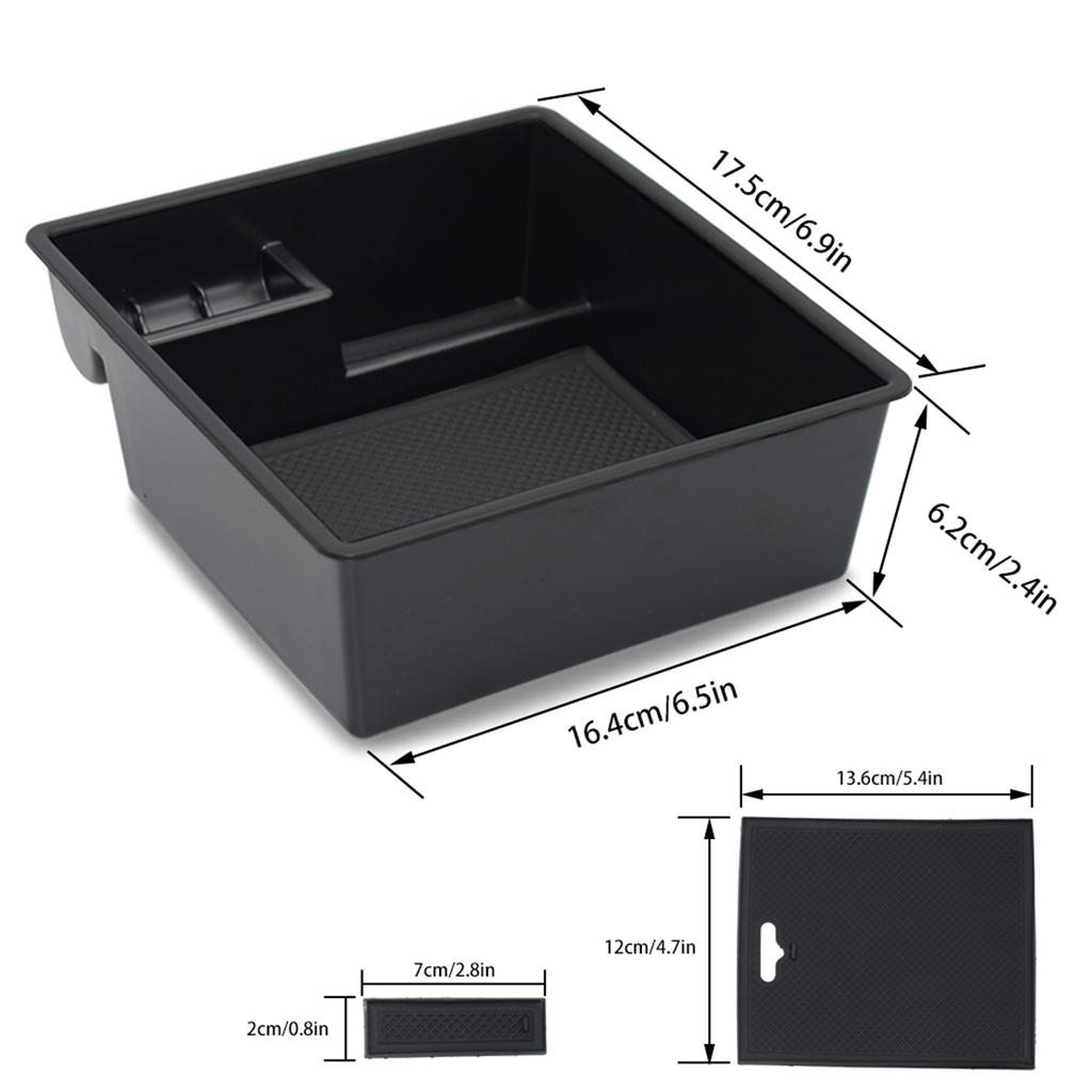 Center Console Organizer Tray For Toyota Fortuner Hilux 2004 - 2012 2013 2014 2015 Armrest Storage Box Container Pallet