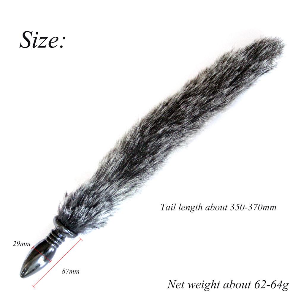 Fox Tail Anal Plug Strap-on Dog Buttplug Couples Flirting Adult Games Anus Sex Toys for Men Women Cosplay Props Erotic Products