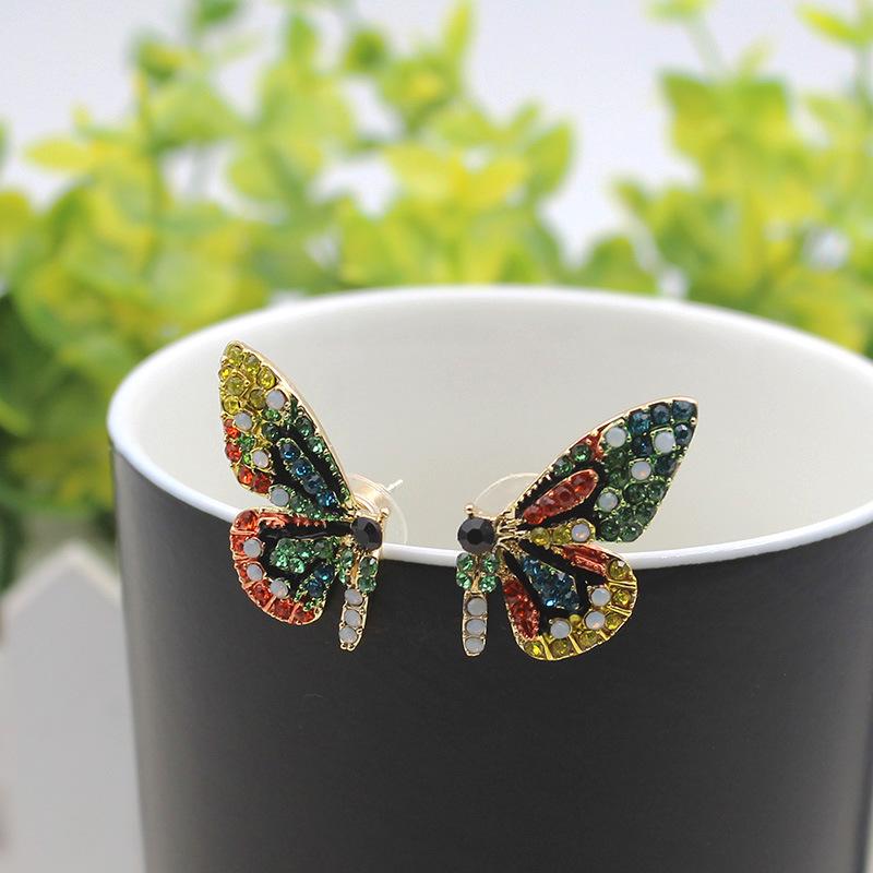 Retro Ruyi Tassel Fan-shaped Stud Earrings - Chinese Style