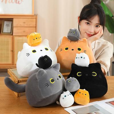 Cute Cute Cat Baby Doll Plush Toy Black Cat Cat Doll Children Accompany Soothing Doll