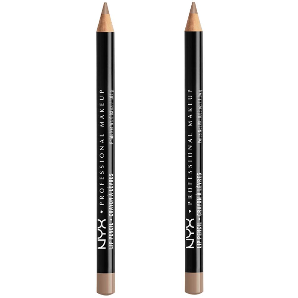 

Карандаш для губ Nyx Professional Slim Lip Liner 802 Brown 1 г 2 шт.