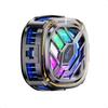 CHONCHOW Magnetic Cell Phone Cooler RGB Phone Cooling Fan Portable Lightweight Mobile Phone Cooling Fan Phone Radiator with Lar