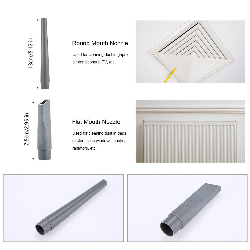 9pcs Vacuum Cleaner Attachment Accessories Nozzles Head Brushes Tubes Connectors