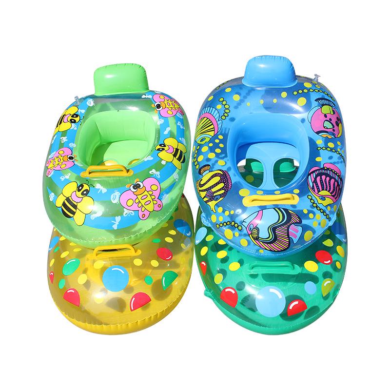 

Утолщенный ПВХ Надувной Животный Плавательный Круг - Милый Дизайн Тигра и Черепахи для Детей Animal Seat Ring