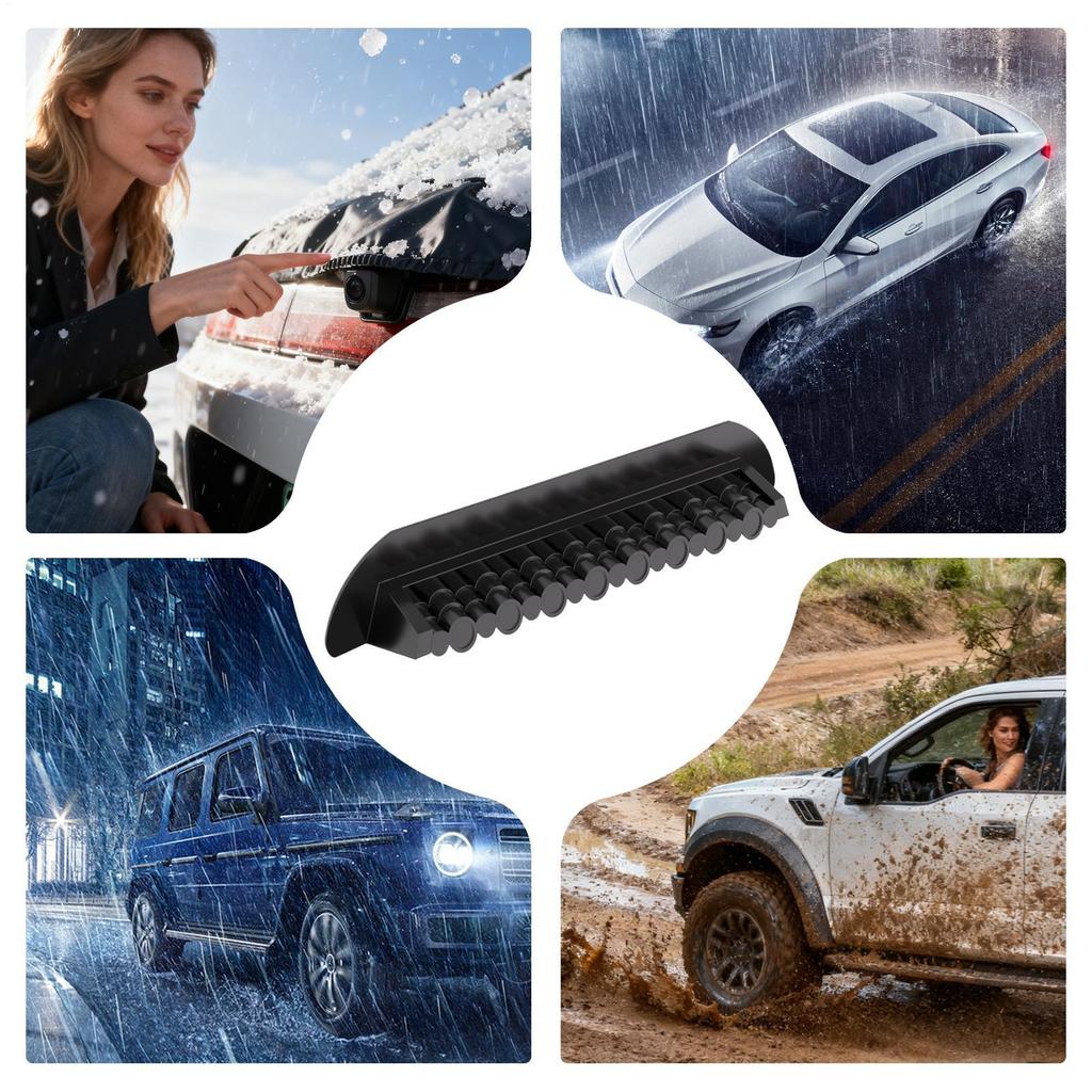 Backup Camera Cover Waterproof Adhesive Shelter Backup Reversing Camera Sticker Cover For Towing Van Auto Vehicle SUV Sedan