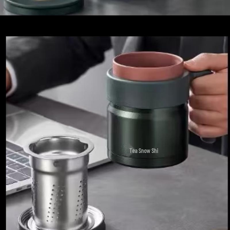 Fuguang Yixing Zisha Insulated Office Tea Mug