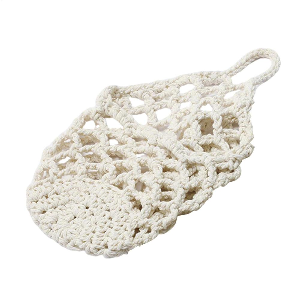 1PC Macrame Plant Hanger Handmade Breathable Storage Net Woven Plant Basket For Living Room Dorm Farmhouse Indoor Outdoor Garden