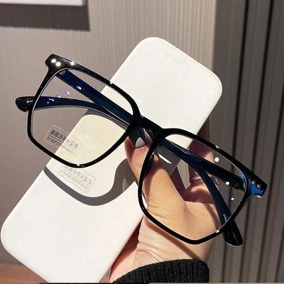 Runde Brille gegen blaues Licht Transparentes Computerbrillengestell Damen Herren Blockierende Brille Optische Brille