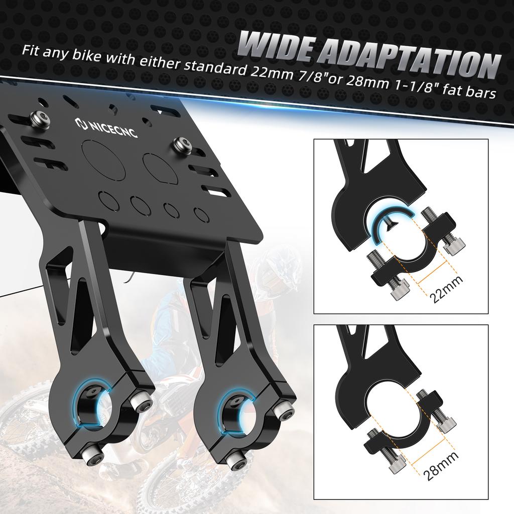 GPS Mount Bracket Mini Fairing Kit For KTM EXC 300 SXF 450 Husqvarna TE 300 GasGas EC 300 Beta RR 300 Honda Yamaha Suzuki Sherco