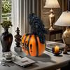 Festival Crow And Pumpkin Resin Statue Halloween Decoration For Indoors Outdoor Party Homes Decors