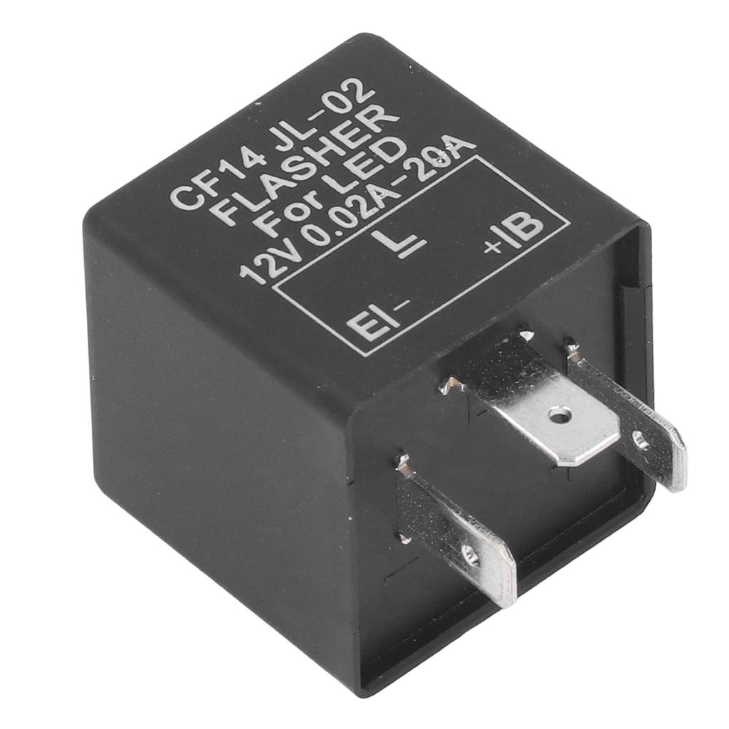 CF14 LED Blinker Relais Einstellbare Blinkfrequenz LED Blinker Relais für Auto Motorrad Yacht DC12V