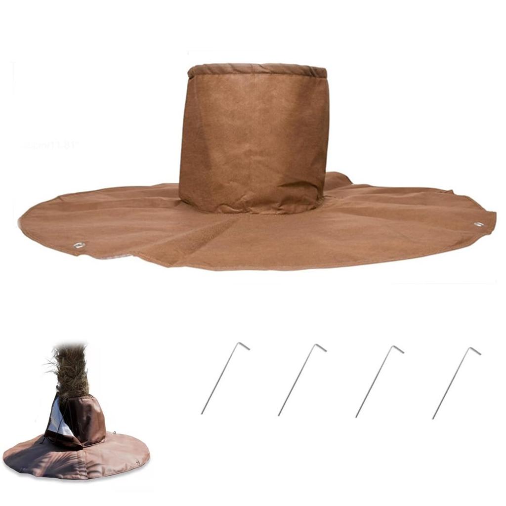 Winter Plant Root Insulation Bag for Tropical Trees 30 X 30 X 100cm Drawstring Protective Cover Anti Freeze Bubble Wrap