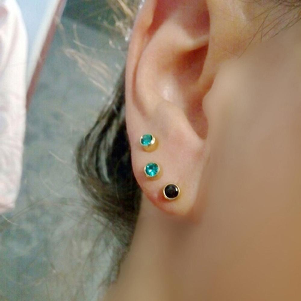 Anti-sensitive Rustproof Ear Piercing Earrings Stainless Steel Stud Earrings Ear Piercing Stud