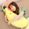 60cm Cute Plush Avocado Toy Cartoon Strawberry Stuffed Carrot Banana Pillow Fruit Kids Toy Kawaii Birthday Gifts