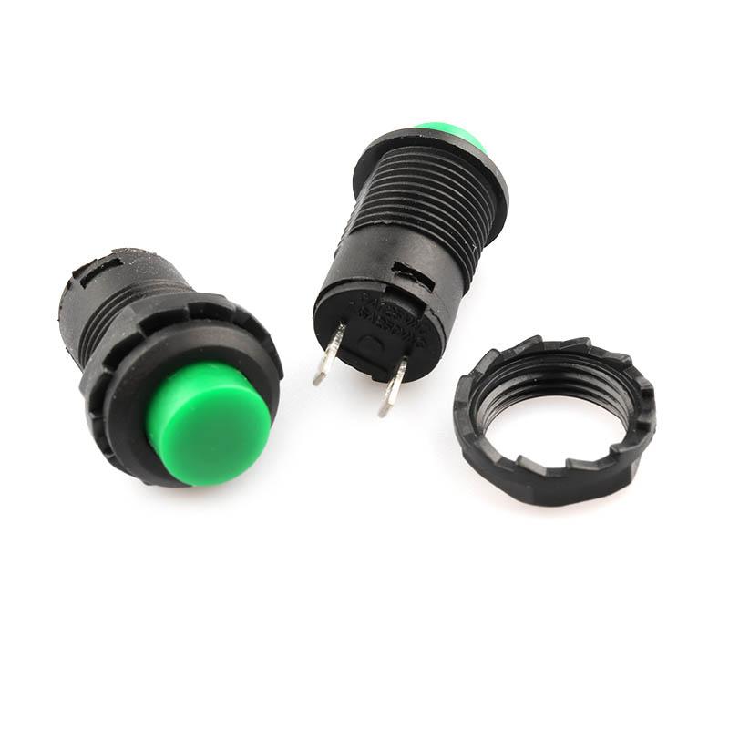 6pcs Self-Lock /Momentary Pushbutton Switches DS427 DS428 12mm OFF- ON Push Button Switch 3A /125VAC 1.5A/250VAC DS-427 DS-428