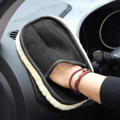 2 Pieces Car Styling Thickened Plush Soft Car Wash Gloves Cleaning Brush Motorcycle Cleaning Care Products Universal Cleaning Products