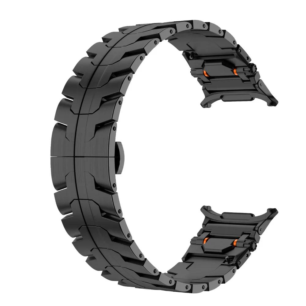 Stainless Steel Strap for Samsung Galaxy Watch Ultra 47mm Loop Band Bracelet for Galaxy Watch Ultra 47MM No Gaps Link Wristband