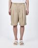 Giosngio [Collection] Wide Fold Crop Pants Beige Bi3Pt312Be