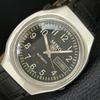 VINTAGE SEIKO 5 AUTOMATIC 7009A JAPAN MENS BLACK COLOR DIAL WATCH A708573-1