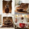 Poster C Creative C Coffee P Poster Throw Flannel Throw Blanket Suitable for Sofa Living Room Bedroom