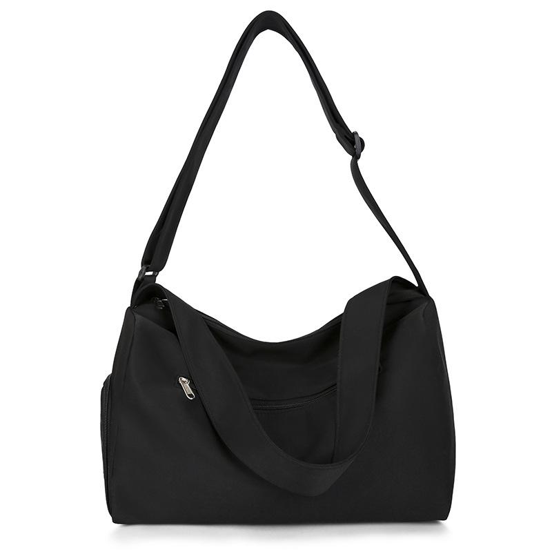 Women's short-distance out simple and fresh underarm portable travel bag with shoe compartment fitness yoga bag can cover tie rod