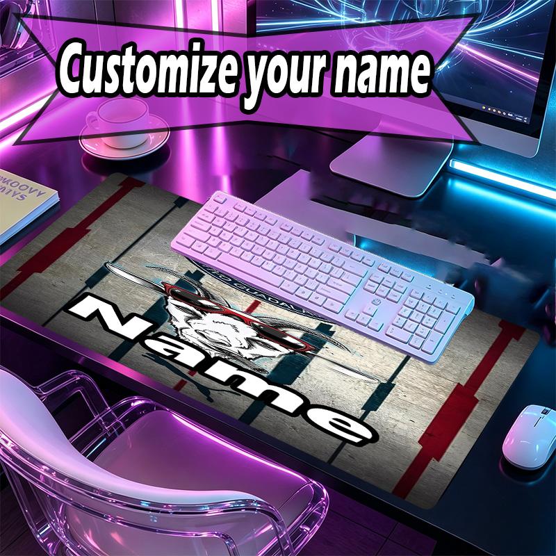 Kişiye Özel İsimli Club Deportivo Guadalajara Desenli Mouse Pad, Dizüstü Bilgisayar Masa Matı, Ev İçin Dekoratif Masa Matı Klavye Altlığı Hediye