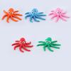 3D Printed Octopus Figurine Movable Joints Big Eyes Octopus Figure Articulated Sea Animal Model Fidget Toy Home Office Desktop Decoration Ornament