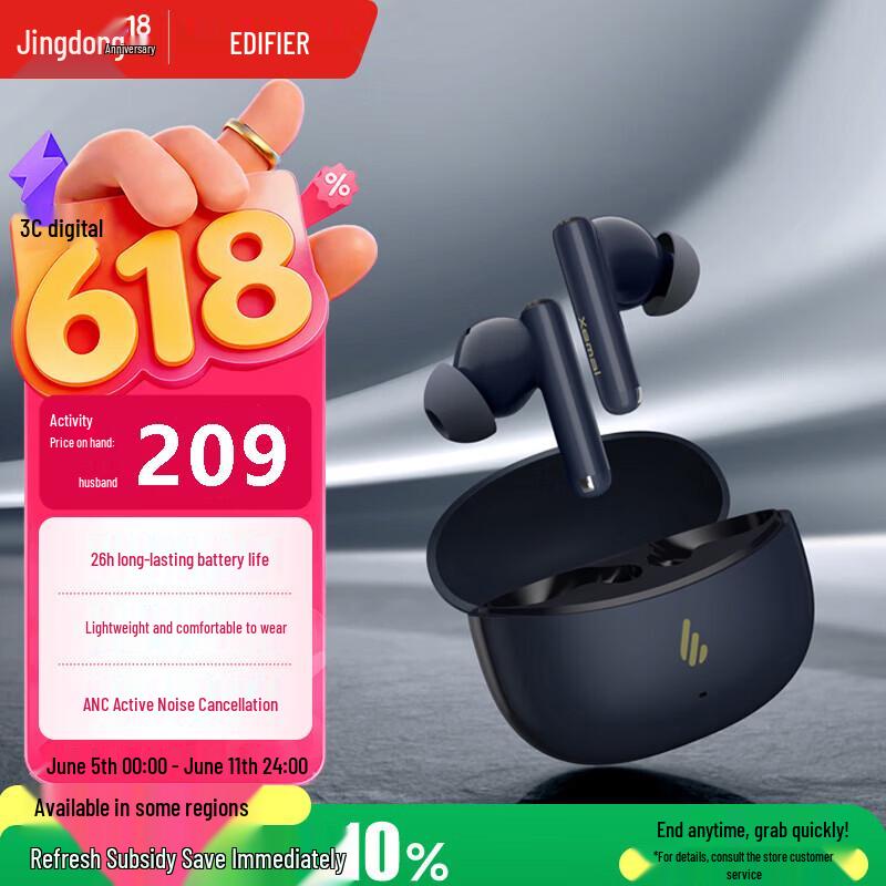 Edifier X5 Evo True Wireless ANC Bluetooth Translation Earbuds
