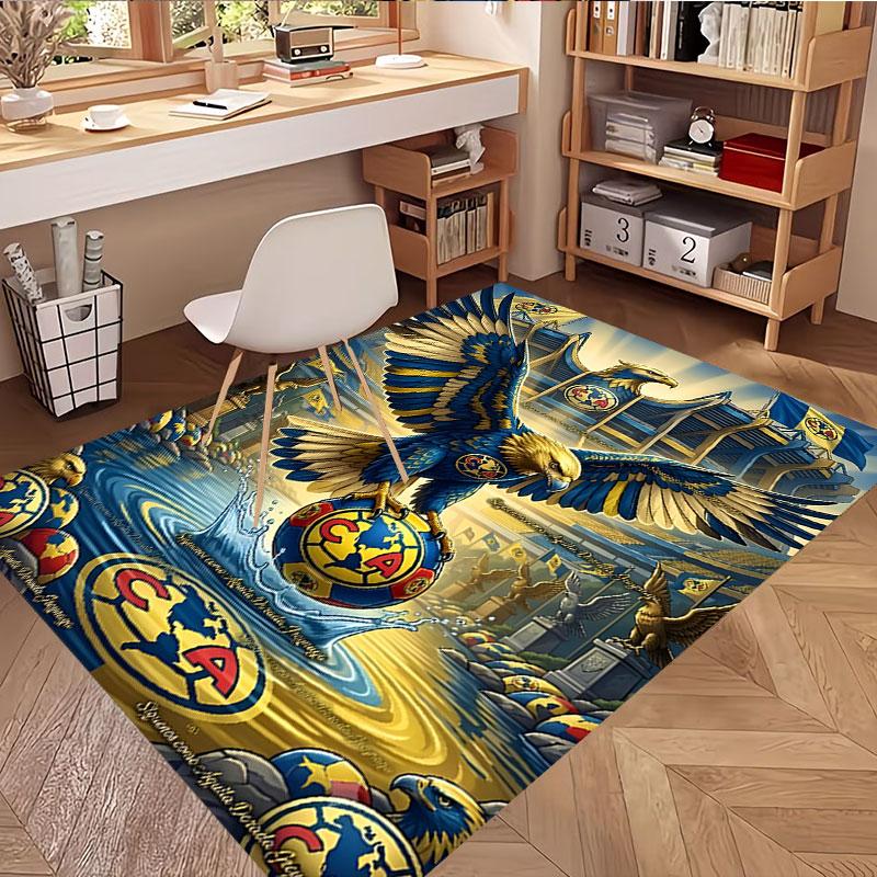 Cardiff City FC Print Rug, Washable Floor Carpet, For Entryway Dorm Laundry Room Office Study, Home Decor Birthday Christmas Gift