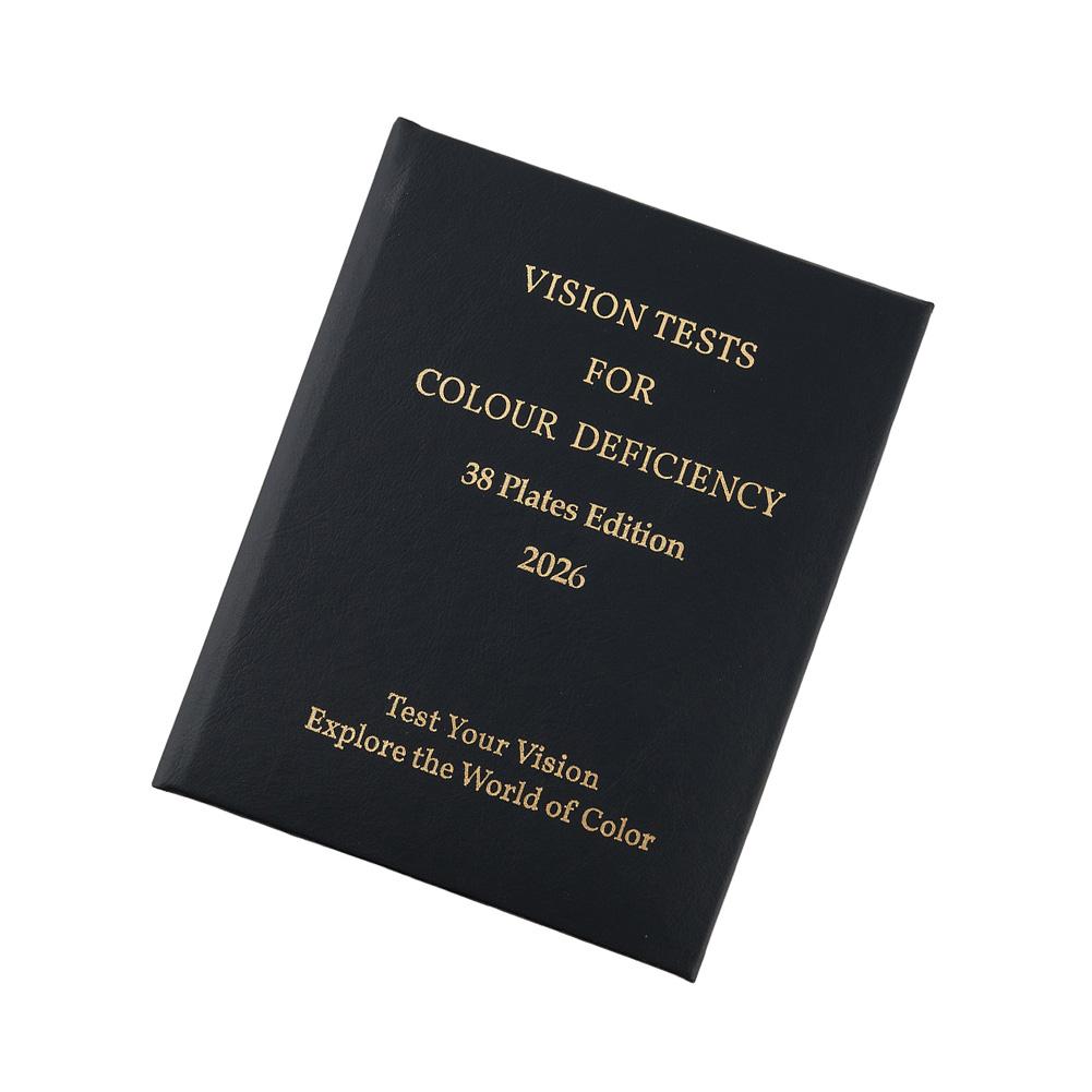New 38 Page Ishihara Color Vision Test Book 2026 Optometry Chart For Congenital Red Green Color Blindness Checking