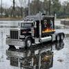 1:24 Peterbilt 389 Livrare Flacără Camion Semi-remorcă American Greu Tractor Metal Aliat Model Diecast Mașină Casă Trendy Afișaj Desktop Cadou