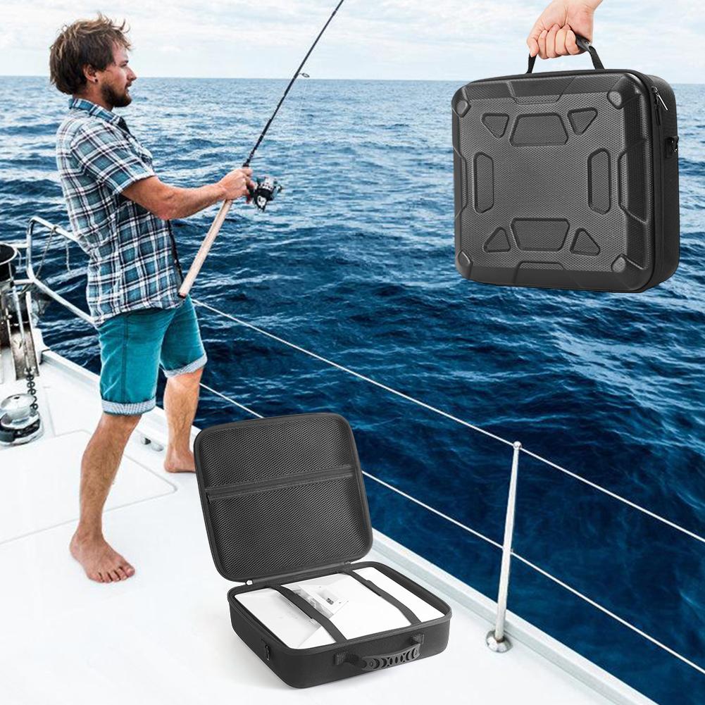 For Starlink Mini Anti-Scratch Storage Box with Dual Carry Options Protective Storage Bag Wear Resist Power Cord Storage Handbag