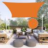 Orange Wasserdichte Sonnenschutzsegel Rechteck Dreieck Außenüberdachung UV-Block Sonnenschutz für Hinterhof Veranda Pergola Terrasse