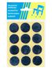 Felt Pad Blister Brown Diameter 25Mm - 12 Pcs - U-100-0154