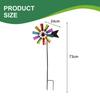 Wind Spinner Windmill Yard Garden Decoration Ornament Outdoor Parts Patio Stake Wind Sculpture Balcony Metal Creative