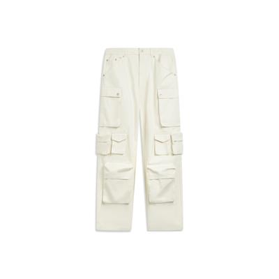 Simple Fashion Comfortable Versatile Solid Color Mid Waist Casual Pants Men Bottoms AKXV467-2